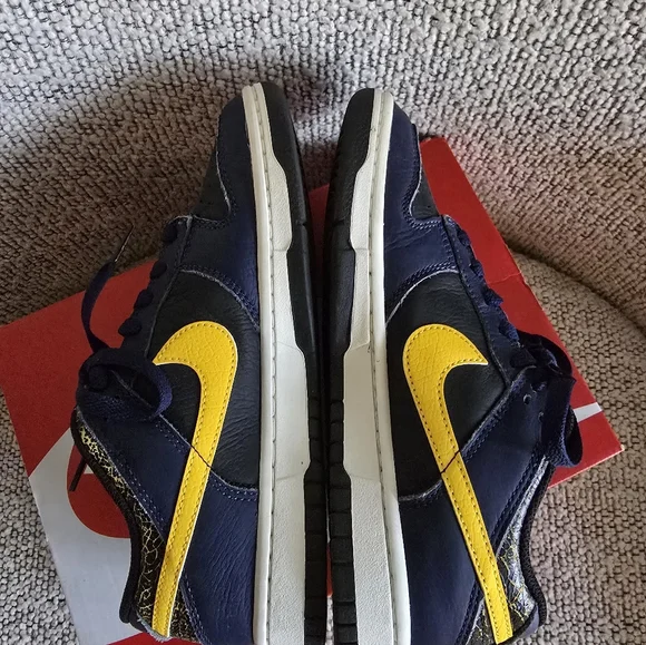 Nike Men's Dunk Low Vintage Michigan FZ4014 010 SIZE M 6 W 7.5 - Picture 5 of 8